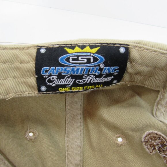 Georgia Bulldogs Embroidered Logo Men's Brown & Camo Adj Strap Back Cap Hat - Picture 8 of 8